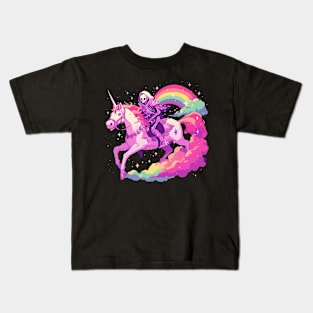 reaper ride unicorn Kids T-Shirt